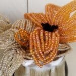 fleurs vintage fleurs en perles fleurs qui ont du sens artisanat en conscience