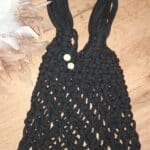 petit sac filet en macramé