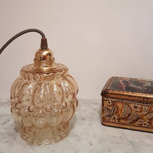 lampe vintage upcyclée