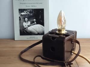 lampe Kodak vintage upcyclée