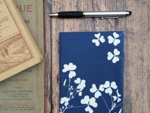 Superbe carnet cyanotype oxalis