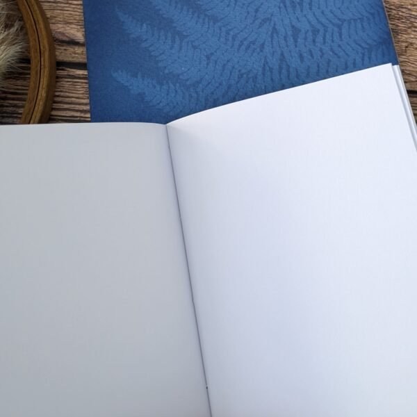 carnet cyanotype pages blanches - les paillettes by Pepite